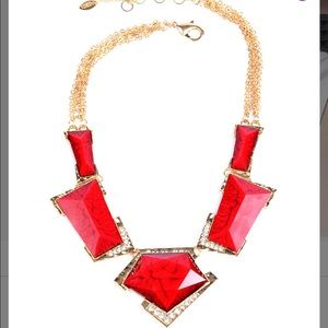 Amrita Singh Austrian crystal waterfall necklace